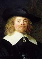 Ganzkörperporträt eines stehenden Mannes, 1639 (Detail)